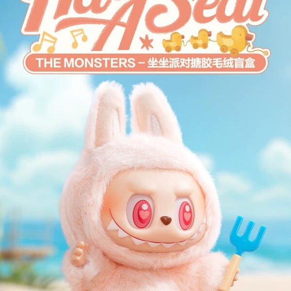 POPMART THE MONSTERS LABUBU V2 Have A Seat Vinyl Plush Blind Box Series ---- new (6 pieces per box)