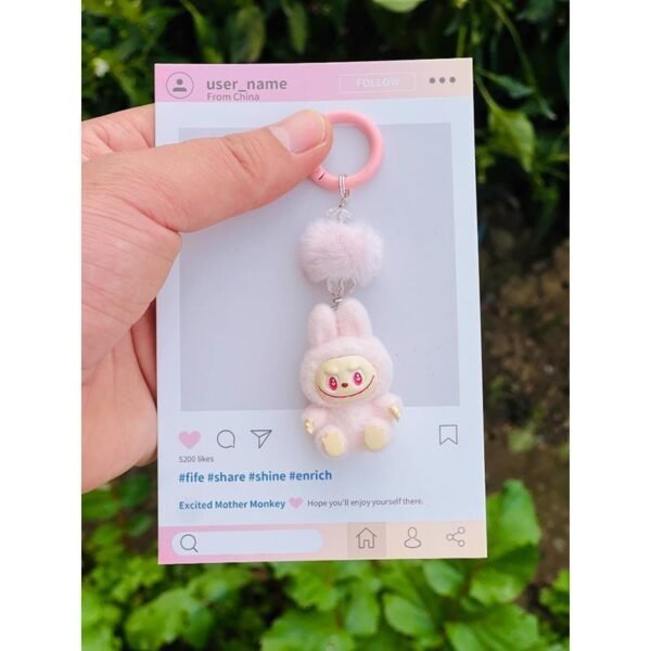 POPMART THE MONSTERS RE-CREATION LABUBU V2 Have A Seat Vinyl Plush Pendant